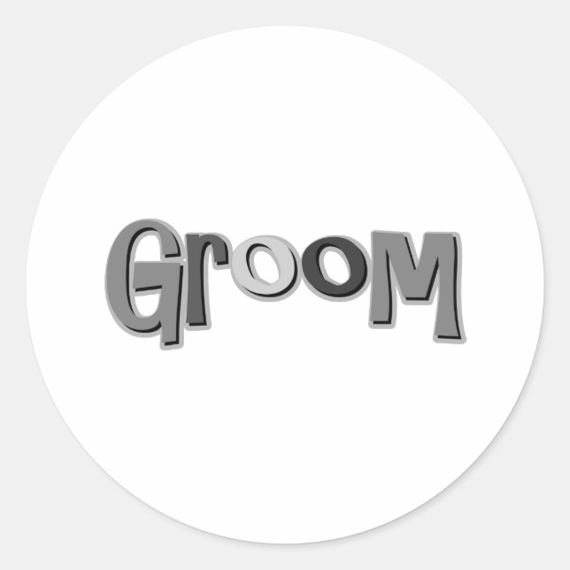 Sticker Rond Gris (Devant)