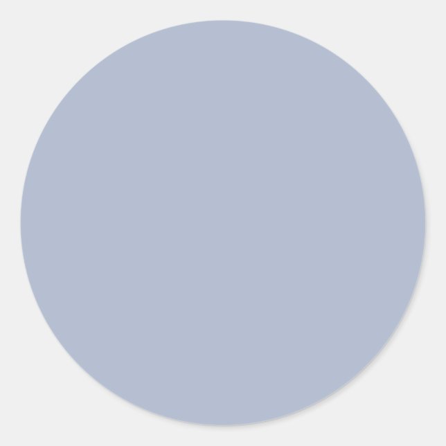 Sticker Rond gris cyan-bleu/gris cobalt (couleur solide) (Devant)