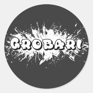 Sticker Rond Grobari