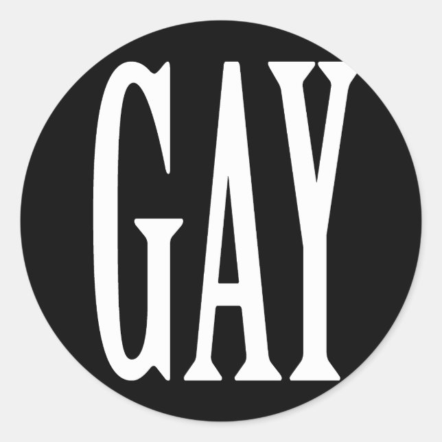 STICKER ROND GROG GAY - (Devant)