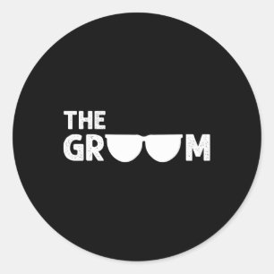 Sticker Rond Groomsmen Mariage Te