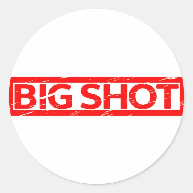 Sticker Rond Gros arrêt de tir (Devant)