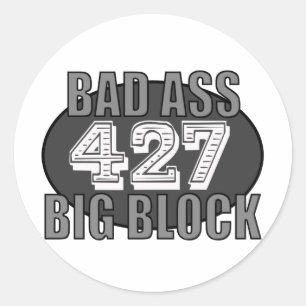 Sticker Rond gros bloc mauvais 427