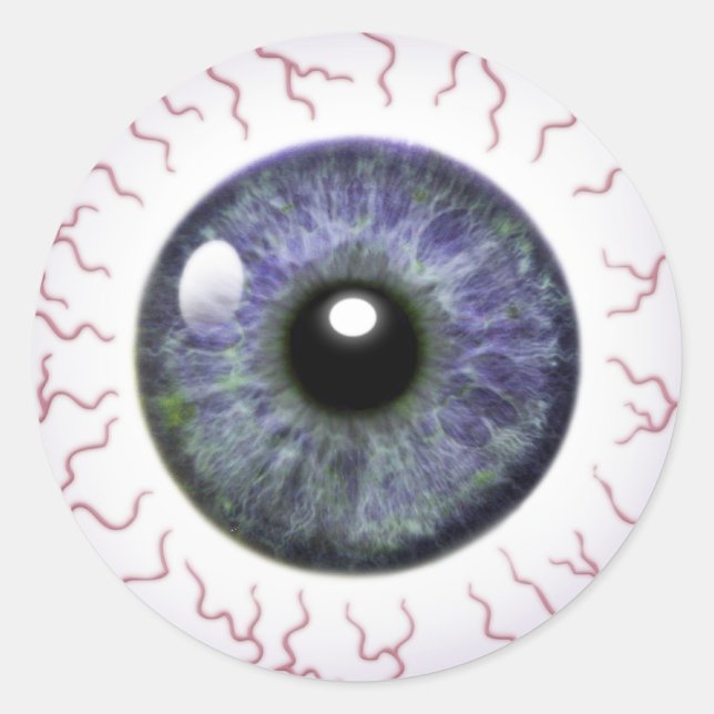 Sticker Rond Gros oeil (Devant)