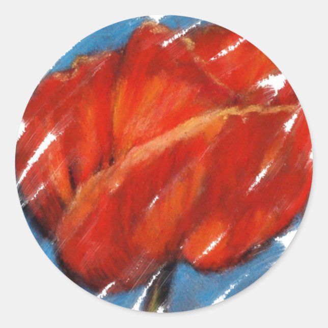 STICKER ROND GROS POIVRE ROUGE (Devant)