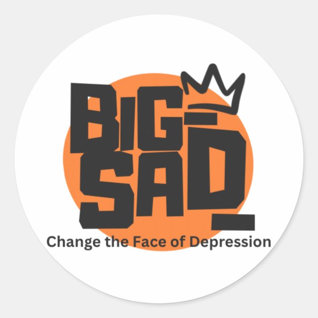 Sticker Rond GROS Sticker_SAD (Devant)