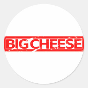 Sticker Rond Gros timbre au fromage