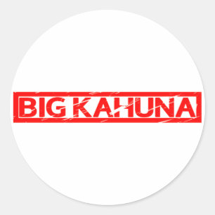 Sticker Rond Gros Timbre Kahuna