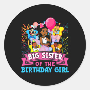 Sticker Rond Grosse soeur Gracie's Corner Birthday Dolls Cute P