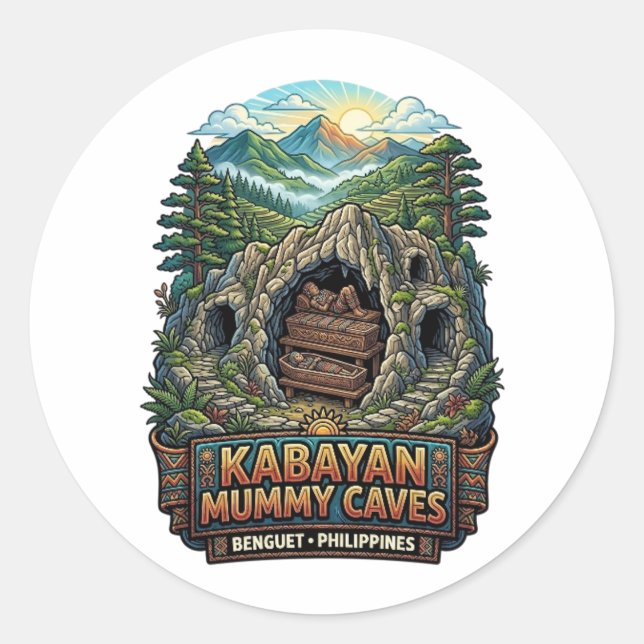 STICKER ROND GROTTES KABAYAN (Devant)