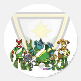 Sticker Rond Groupe Brightvale
