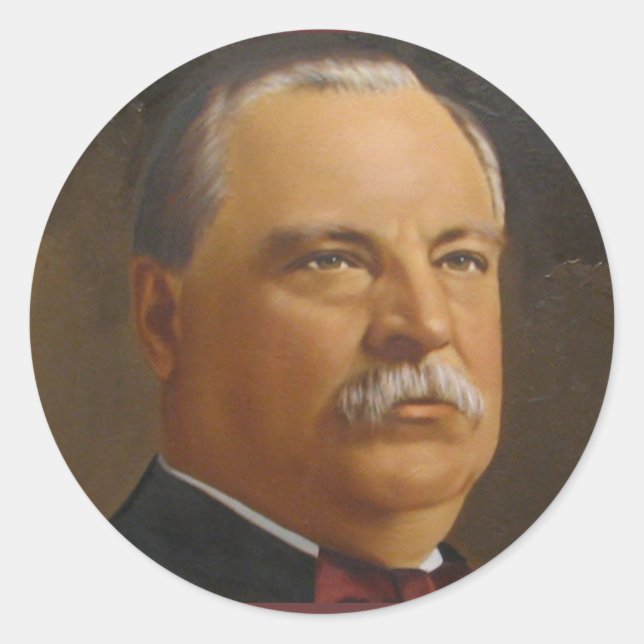 Sticker Rond Grover Cleveland 22 & 24 (Devant)