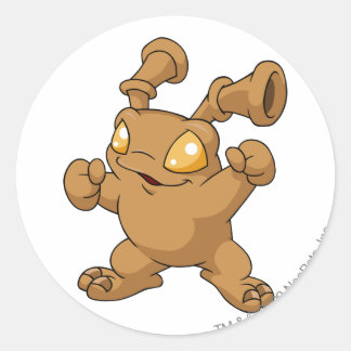 Sticker Rond Grundo Brown