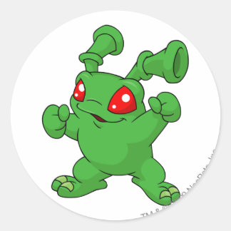 Sticker Rond Grundo Green