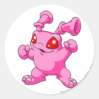 Sticker Rond Grundo rose