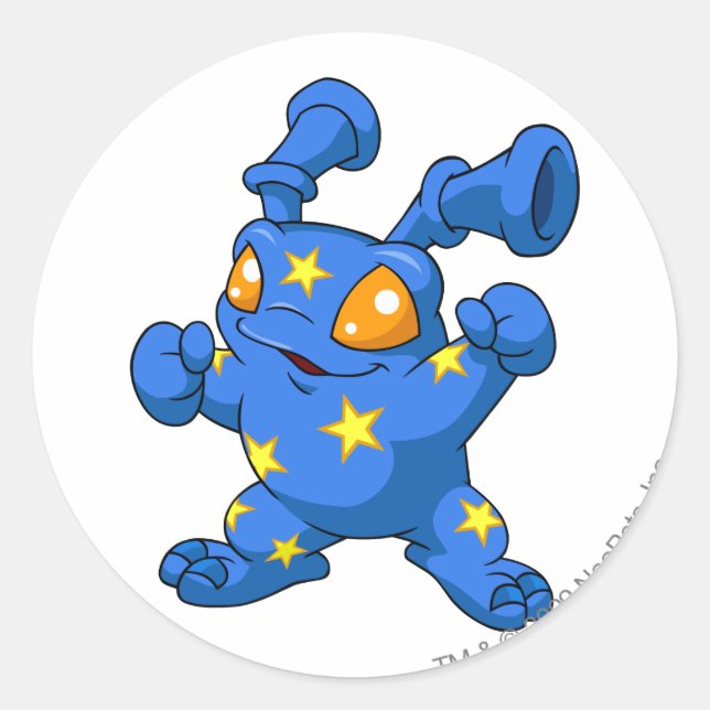 Sticker Rond Grundo Starry (Devant)