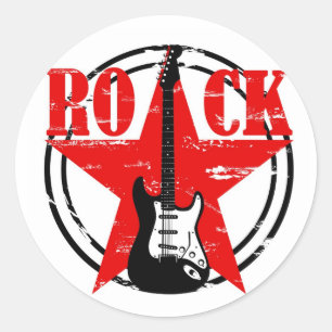 Sticker Rond Grunge
