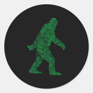 Sticker Rond Grunge Squatchine