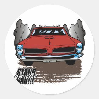 Sticker Rond GTO vintage 1966
