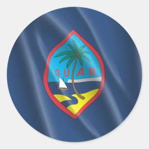STICKER ROND GUAM