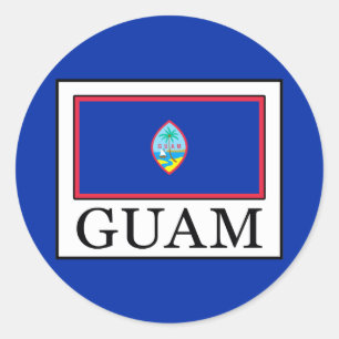Sticker Rond Guam