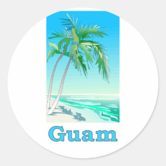Sticker Rond Guam
