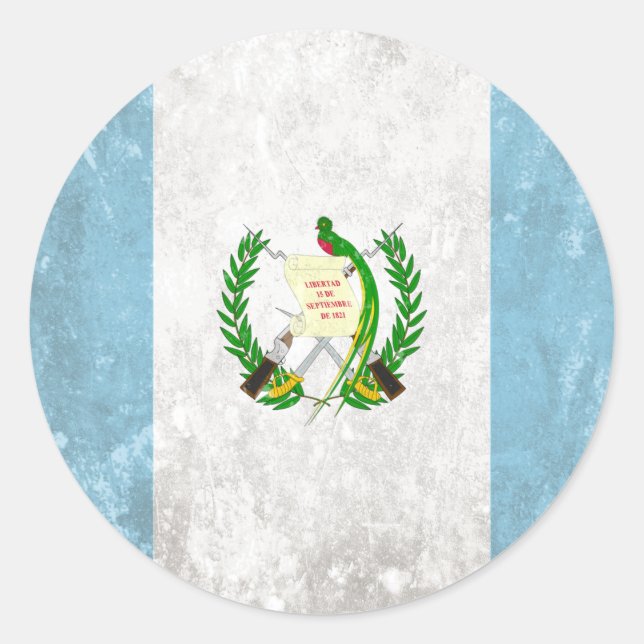 Sticker Rond Guatemala (Devant)
