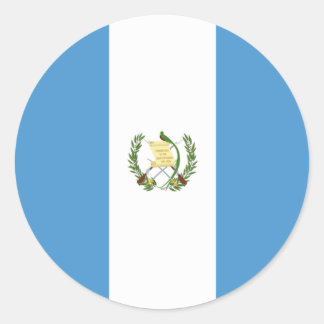 Sticker Rond Guatemala flag