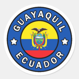Sticker Rond Guayaquil Equateur