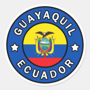 Sticker Rond Guayaquil Equateur