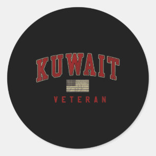 Sticker Rond Guerre du Koweït - Service militaire des chemises