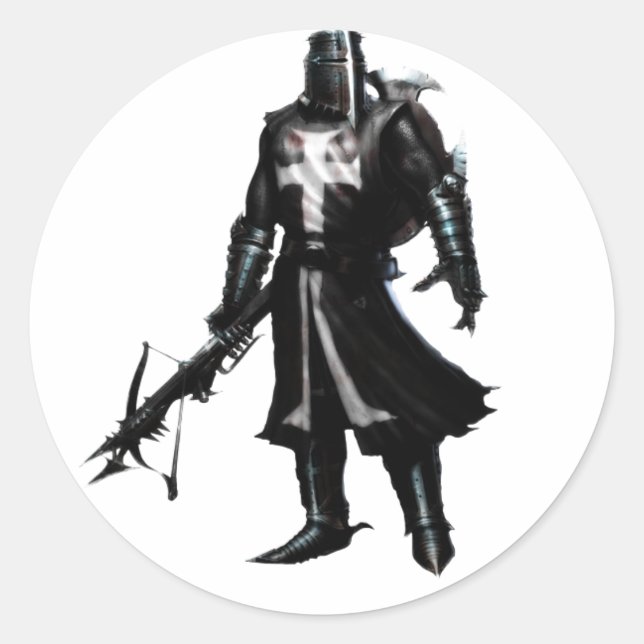 Sticker Rond guerrier (Devant)