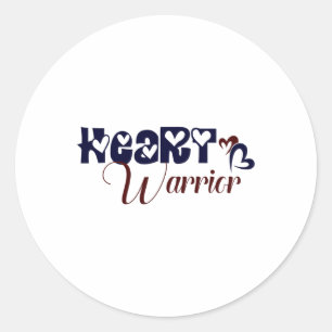 Sticker Rond Guerrier CHD Sensibilisation aux malformations car
