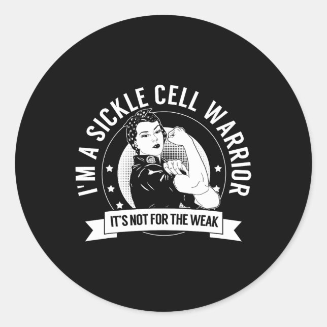 Sticker Rond Guerrier de faucille Nftw (Devant)