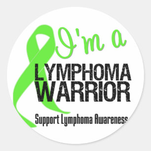 Sticker Rond Guerrier de Lymphoma