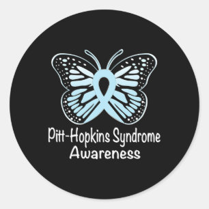 Sticker Rond Guerrier de sensibilisation au syndrome de Pitt-ho