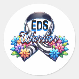 Sticker Rond Guerrier EDS   Syndrome d'Ehlers-Danlos T-Shirt