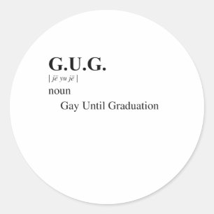 STICKER ROND GUG