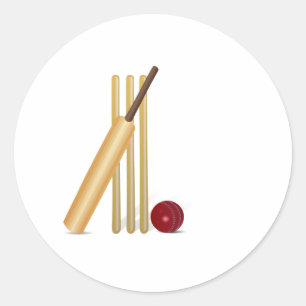 Sticker Rond Guichet de cricket