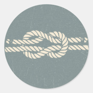 Sticker Rond Guide des noeuds de Bosun Jones - L'arrachage des
