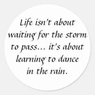 Sticker Rond Guillemets inspirants et motivants