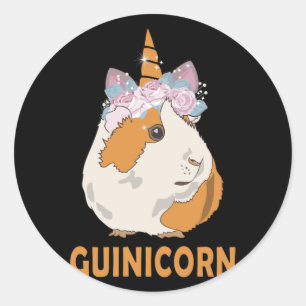 Sticker Rond Guinicorne Guinicorne Accessoires de vêtements