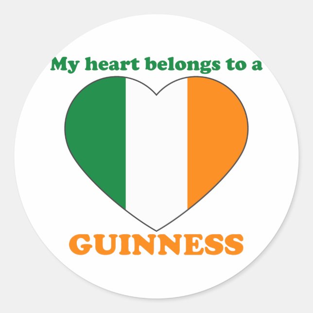 Sticker Rond Guinness (Devant)