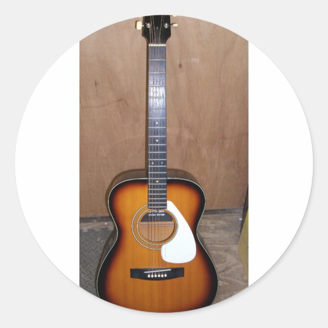 Sticker Rond guitare (Devant)
