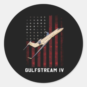 Sticker Rond Gulfstream Iv Gulfstream 4 Gulfstream G Iv G4 Jet