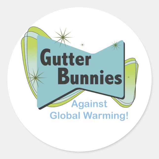 Sticker Rond Gutter Bunnies (Devant)