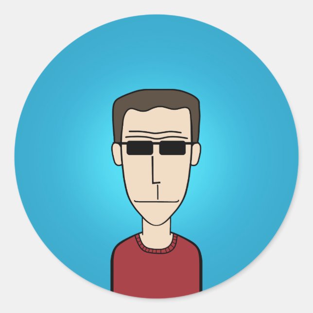 Sticker Rond Guy (Devant)