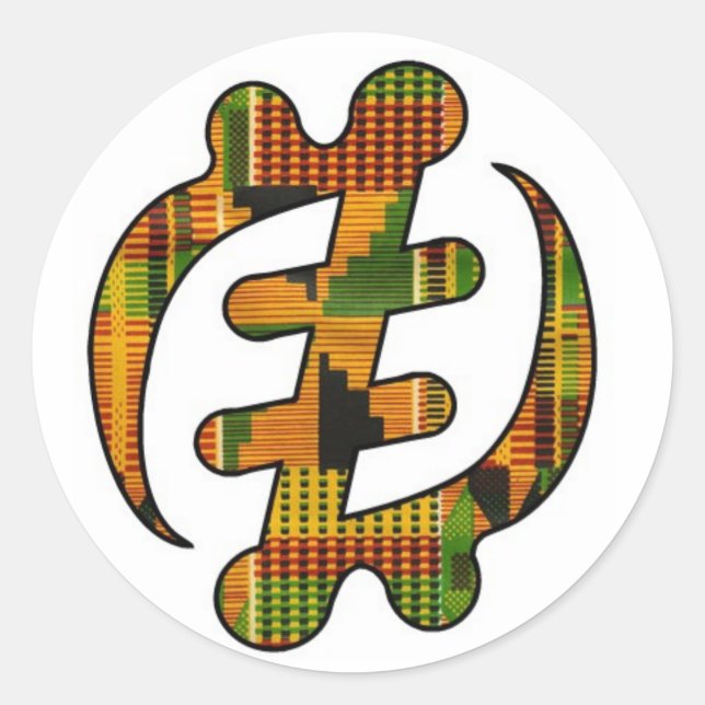 STICKER ROND GYE NYAME (Devant)