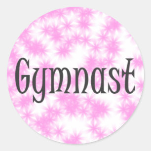 Sticker Rond Gymnaste