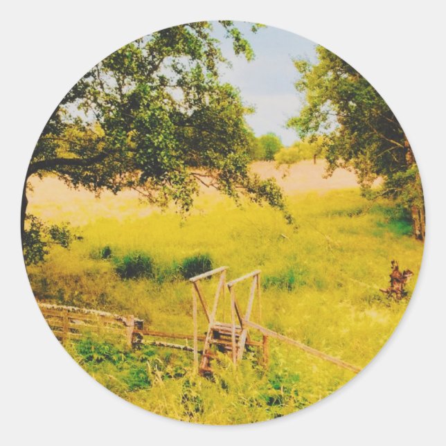 Sticker Rond Gysinge Summer Field  (Devant)